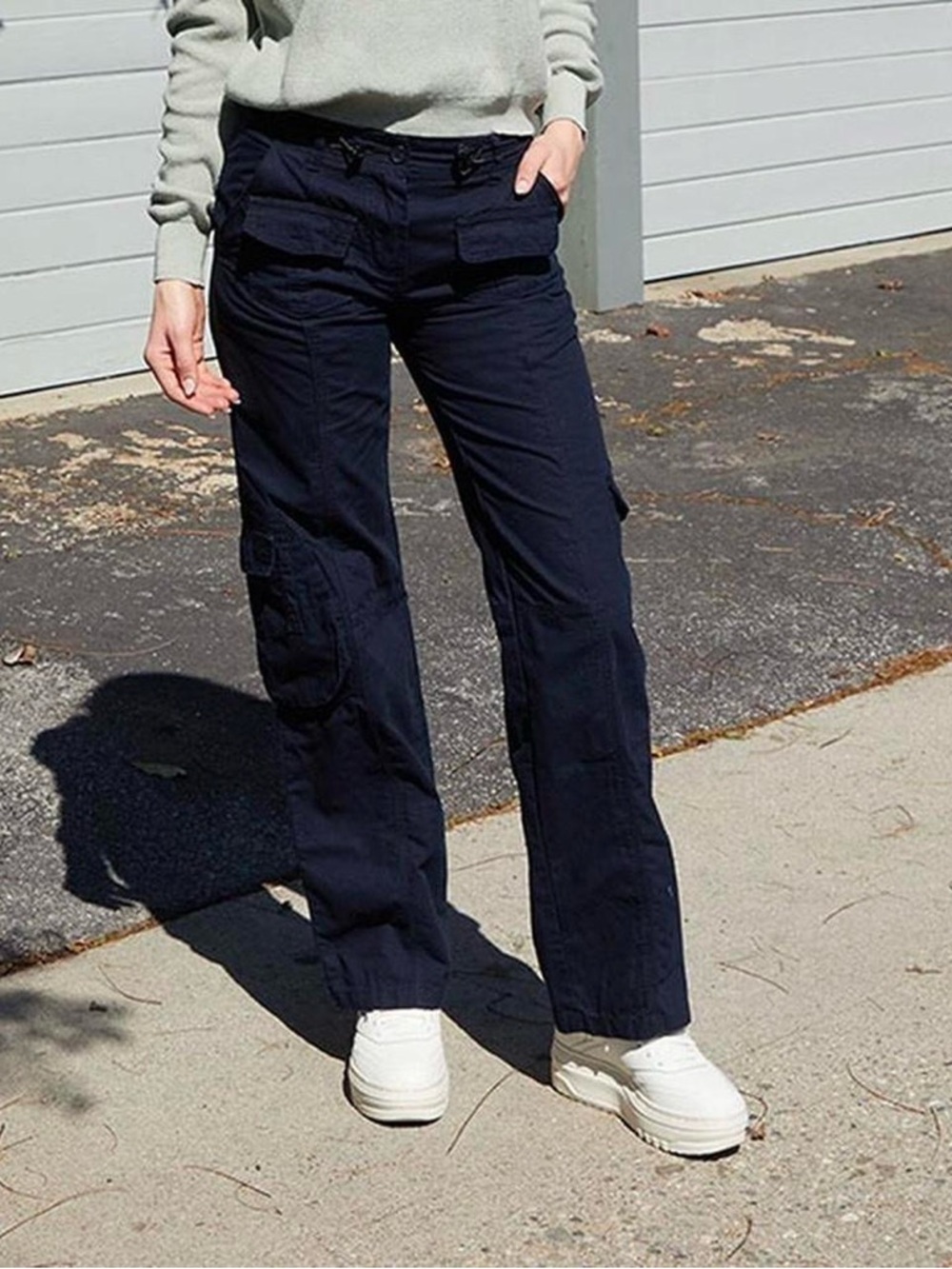 John Galt Navy Kim Cargo Pants